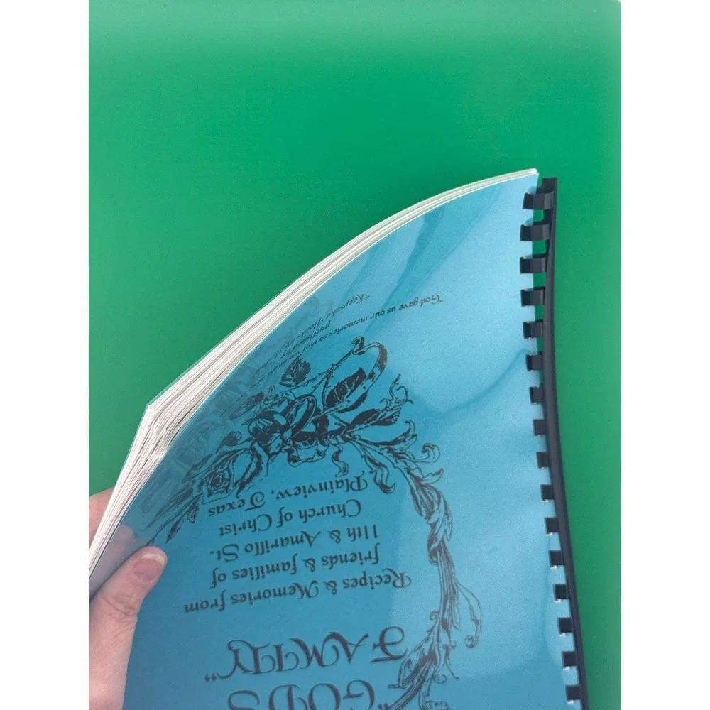 God's Family Church of Christ Plainview TX Cookbook Recipes & Memories